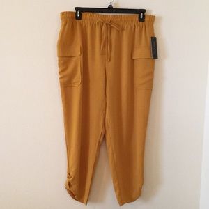 Brand New Mustard Yellow Wide Leg Boho Pant XL